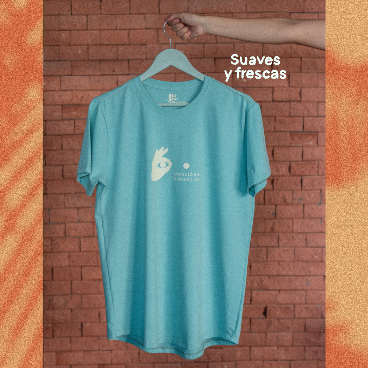 Camiseta Atención a la atención (azul)