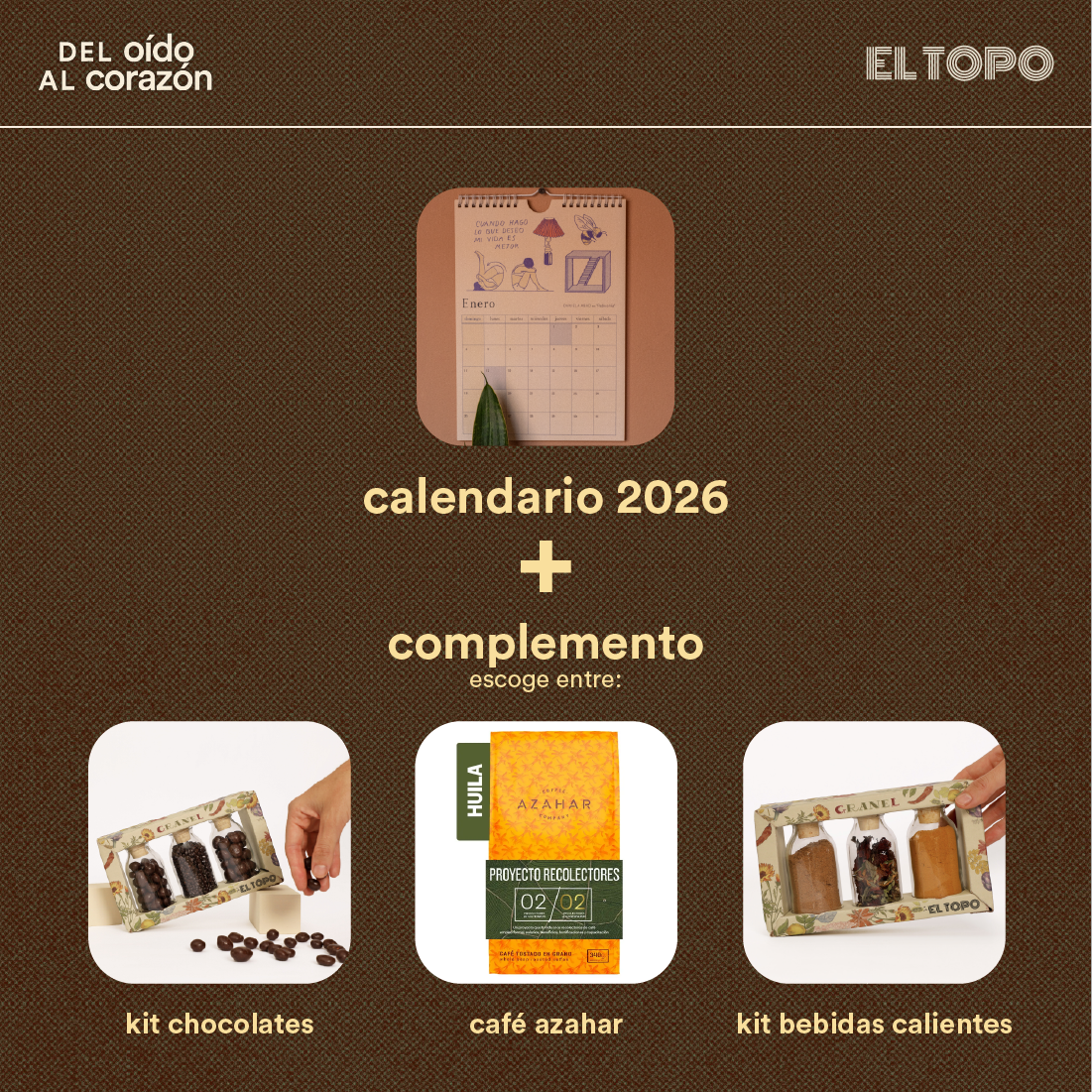 Combo Ritual de nuevos inicios (calendario 2026 + complemento)